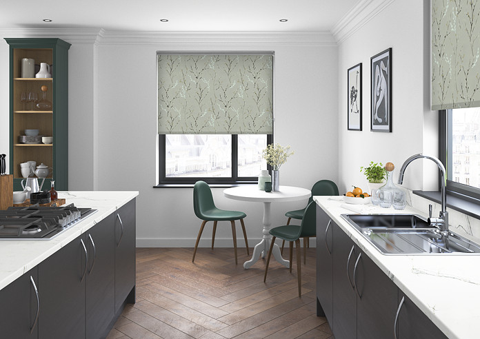 Catkin (Blackout), Smoke - Twist&Fit Roller Blind - Image 8